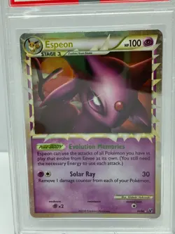 Pokemon ESPEON PRIME - PSA 7 NM - HOLO 2010 HG/SS UNDAUNTED Ultra Rare #81/90 💜 - Image 3