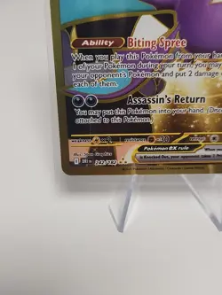 Team Rocket's Crobat ex 242/182 Gold Destined Rivals Hyper Rare Pokemon NM - Image 4