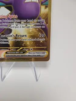 Team Rocket's Crobat ex 242/182 Gold Destined Rivals Hyper Rare Pokemon NM - Image 5