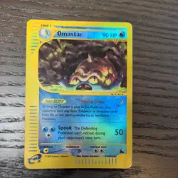 Omastar 23/144 - Reverse Holo Pokemon Card - Skyridge - Excellent- - Image 1