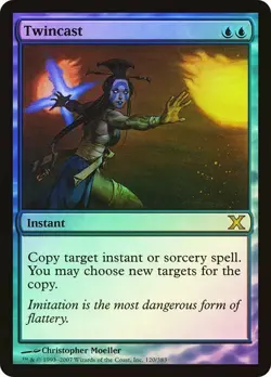 10th Edition MTG Foil Twincast Magic - Image 1