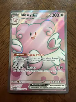 Blissey EX 201/167 Sv06 Twilight Masquerade Ultra Rare Holo Pokemon TCG NM - Image 1