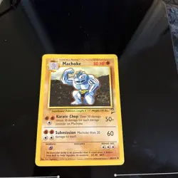 Pokemon TCG - MACHOKE - 49/130 - UNLIMITED - WOTC - BASE SET 2 (2000) - LP - Image 1