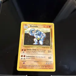 Pokemon TCG - MACHOKE - 49/130 - UNLIMITED - WOTC - BASE SET 2 (2000) - LP - Image 2