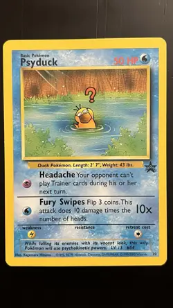 Psyduck 20/53 NM Wotc Black Star Promo Regular Pokemon TCG - Image 1