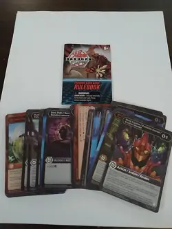 Bakugan Battle Planet 40 Card Set W/TCG Rule Book - Image 2