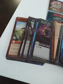 Bakugan Battle Planet 40 Card Set W/TCG Rule Book - Image 5