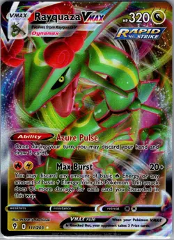 Rayquaza VMAX 111/203 SWSH07: Evolving Skies - Pokemon Card - NM - Image 1