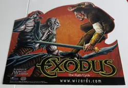 Magic The Gathering Exodus The Rath Cycle Table Top Standee NPOS 1998 MTG - Image 1
