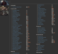 Totentanz, Swarm Piper MTG EDH Commander Deck, Rat Tribal - Image 2
