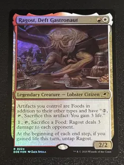 MTG Edge of Eternities Ragost, Deft Gastronaut Foil 0224 NM Rare - Image 1