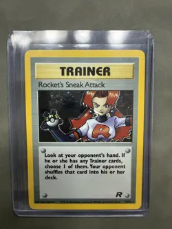Pokemon TCG Rocket's Sneak Attack Team Rocket 16/82 Holo Rare Unlimited English - Image 1