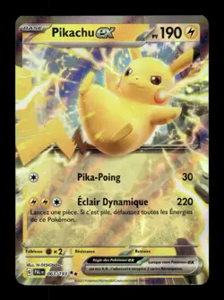 Carte Pokemon Pikachu ex 063/193 Evolutions a Paldea FR - Image 1
