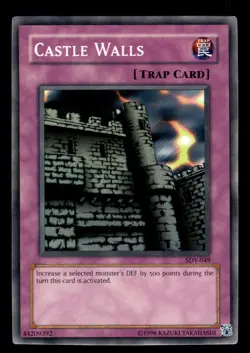 Castle Walls SDY-049 Common Yugioh Card - Image 1