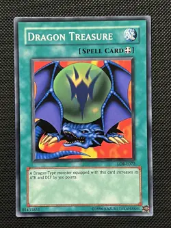 Yugioh - Dragon Treasure - LOB-E072 - Unlimited Edition - Common - Vintage - NM - Image 2