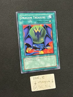 Yugioh - Dragon Treasure - LOB-E072 - Unlimited Edition - Common - Vintage - NM - Image 3
