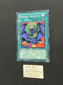 Yugioh - Dragon Treasure - LOB-E072 - Unlimited Edition - Common - Vintage - NM - Image 4