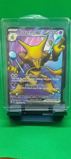 Alakazam ex 188/165 Ultra Rare 151 Pokemon Near Mint Pokemon Card Full Art Eng - Image 1