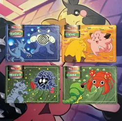 Pokemon Pocket Monsters Topsun Versus Cards Rare Nintendo Japanese Lot (4pcs) - Image 1