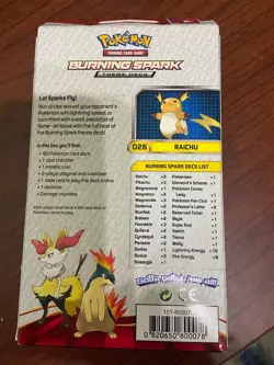 Pokemon XY BREAKthrough Burning Spark Theme Deck [Raichu] - Image 2