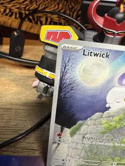 Pokemon TCG Litwick 101/086 White Flare Holo Illustration Secret Rare NM/M - Image 3