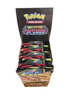 Pokemon TCG Phantasmal Flames Half Booster Box X18 Not Sealed - Image 1