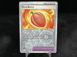 OCCA BERRY 140/142 REVERSE HOLO UNCOMMON POKEMON TCG: SV07 - STELLAR CROWN NM - Image 1