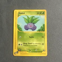 Oddish 122/165 Common Expedition Near Mint Pokemon WOTC - Image 1