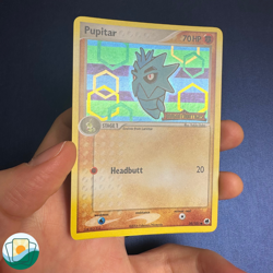 2006 Pokemon EX Dragon Frontiers | Pupitar | Reverse Holo | Stamped | #58/101 - Image 3