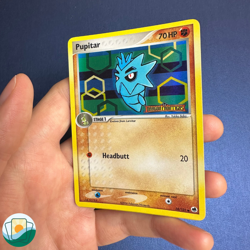 2006 Pokemon EX Dragon Frontiers | Pupitar | Reverse Holo | Stamped | #58/101 - Image 4
