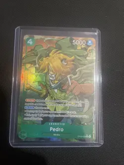 Pedro OP08-030 Parallel Alt Art Two Legends ONE PIECE Card TCG English Mint - Image 1