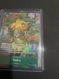 Pedro OP08-030 Parallel Alt Art Two Legends ONE PIECE Card TCG English Mint - Image 2