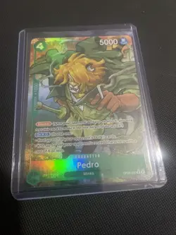Pedro OP08-030 Parallel Alt Art Two Legends ONE PIECE Card TCG English Mint - Image 3