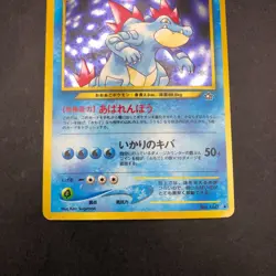 Feraligatr Holo No.160 Neo Genesis - Japanese Pokemon Card - 2000 - Image 4
