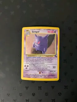 Pokemon TCG Gengar Fossil Holo Card 5/62 Unlimited Rare - Image 1