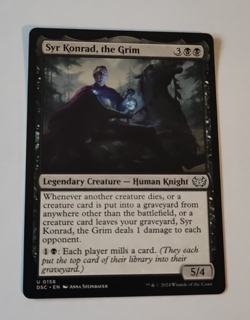MtG Syr Konrad, the Grim (DSC-0158) Uncommon English MINT - Image 1