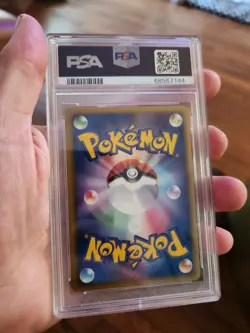 PSA 9 MINT Pokemon Meganium 004/106 Japanese 1st Ed Holo Gold Sky Silvery Ocean - Image 3