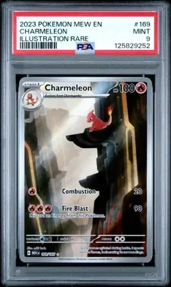 CHARMELEON #169 PSA 9 • 2023 POKEMON MEW EN-151 ILLUSTRATION RARE • NEW CERT - Image 1