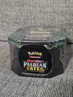 Pokemon Paldean Fates Great Tusk ex Tin (4 Packs) New Sealed English NEW SEALED - Image 3