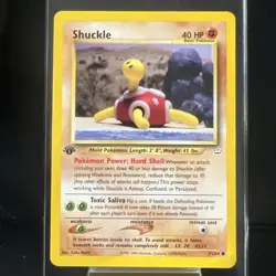 Pokemon TCG Shuckle Neo Revelation 1st Edition 51/64 NM - Image 1