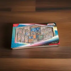Pokemon TCG: Prismatic Evo Lucario Tyranitar Ex Premium Collection Sealed Box - Image 1