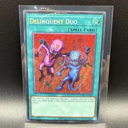 Yu-Gi-Oh! Delinquent Duo LCKC-EN101 Kaiba Collection Secret Rare Unlimited - Image 1