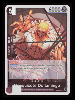 Donquixote Doflamingo PRB02-011 Premium Booster -The Best- Vol. 2 Foil ONE PIECE - Image 1