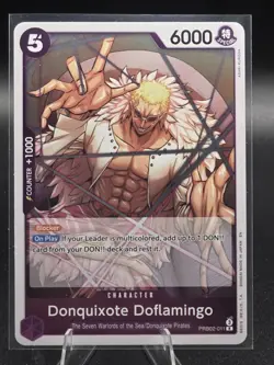 One Piece Premium Booster The Best Vol. 2 Donquixote Doflamingo PRB02-011 Foil - Image 1