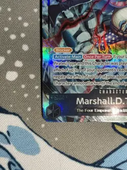 One Piece Marshall.D.Teach OP09-093 Character SR English 2nd Anniversary Promo - Image 4