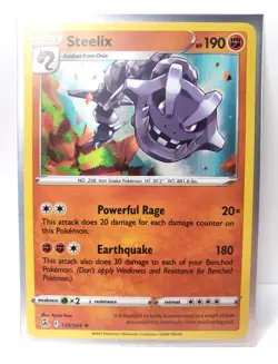 Pokemon TCG - Steelix - Fusion Strike - 139/264 - Holo Rare - NM/MINT - Image 1