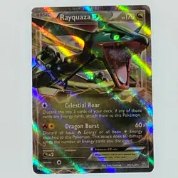 Pokemon Dragons Exalted Rayquaza EX (85/124) Full Art HTF VIDEO - Image 1