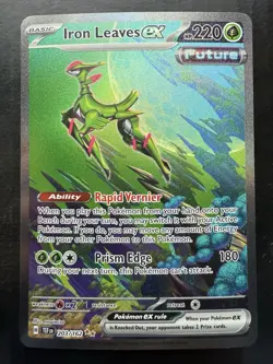 Pokemon Iron Leaves ex Special Illustration Rare Temporal Forces 203/162 (NM) - Image 1