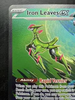 Pokemon Iron Leaves ex Special Illustration Rare Temporal Forces 203/162 (NM) - Image 2