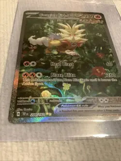 Pokemon TCG Gouging Fire EX Scarlet & Violet Temporal Forces 204/162 - Image 2